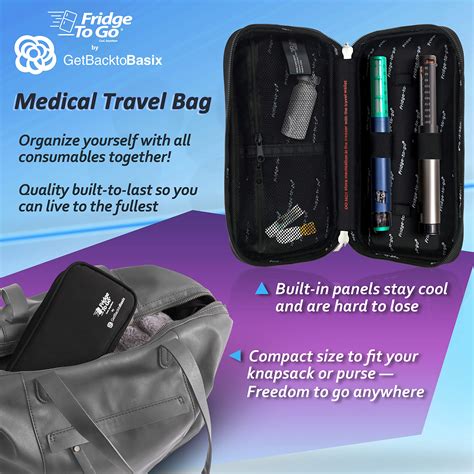 cool bags for carrying medication.